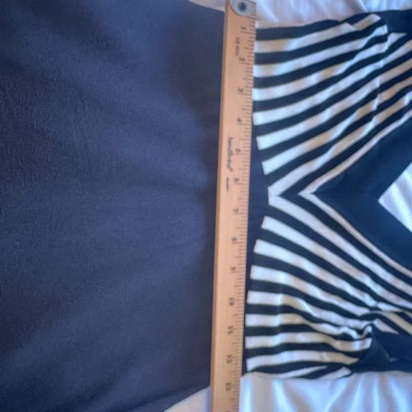 Sandro Paris Striped Knit Dress Viscose Sleeveless Size 2 - Picture 7 of 8